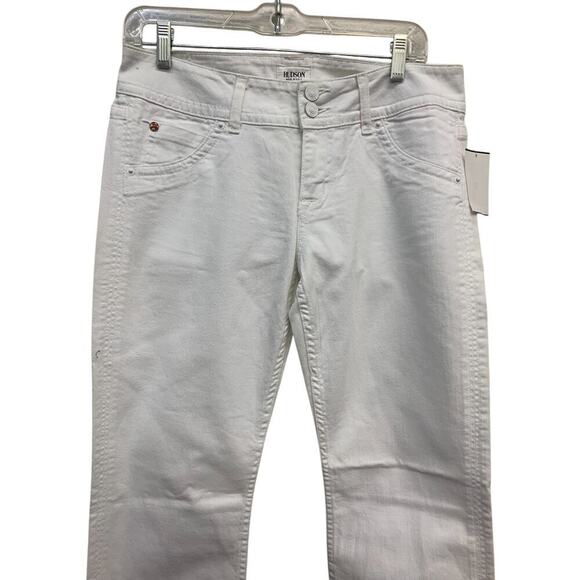 NWT HUDSON Signature Bootcut White SZ 29 Wide Leg - Picture 4 of 15